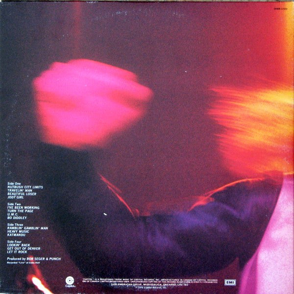 Bob Seger And The Silver Bullet Band - Live Bullet - 1978