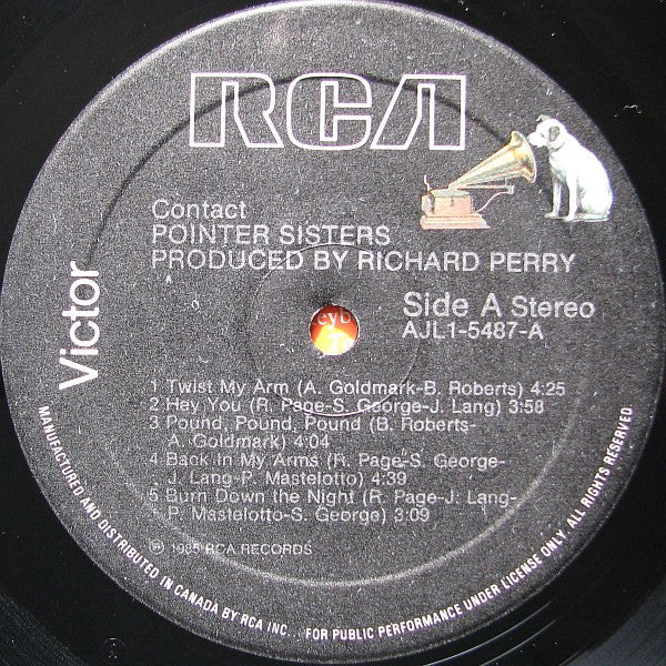 Pointer Sisters - Contact - 1985