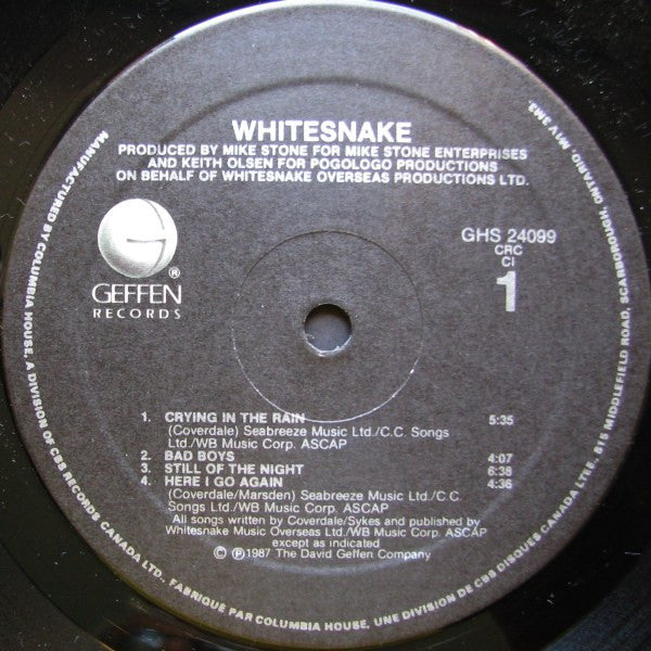 Whitesnake - Whitesnake - 1987