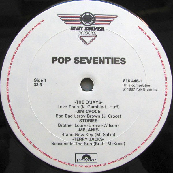 Various - Pop Seventies