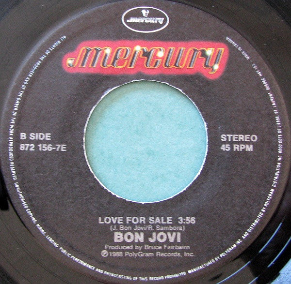 Bon Jovi - Born To Be My Baby - 1988