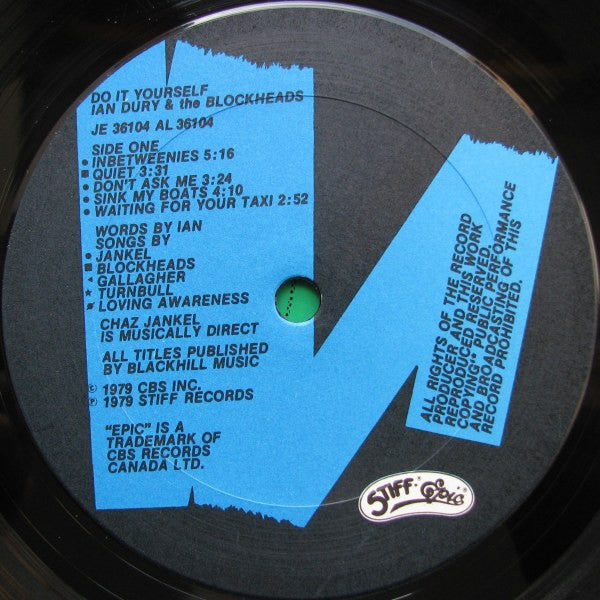 Ian Dury And The Blockheads - Do It Yourself - 1979