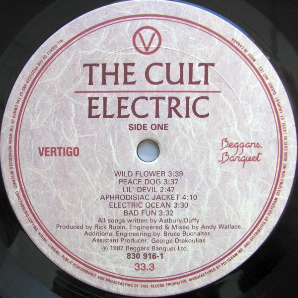 Cult, The - Electric - 1987