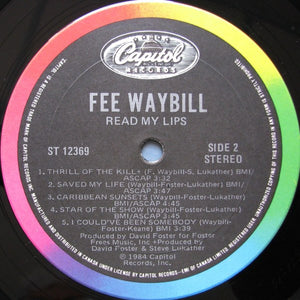 Fee Waybill - Read My Lips - 1984