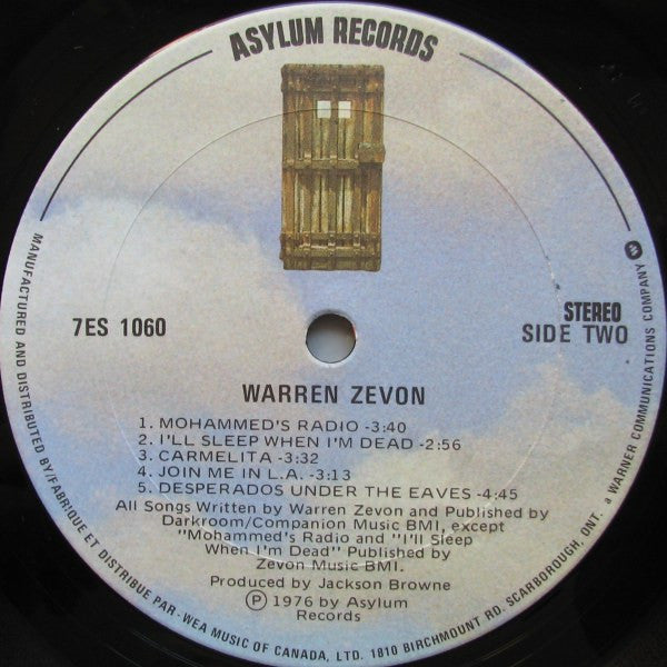 Warren Zevon - Warren Zevon