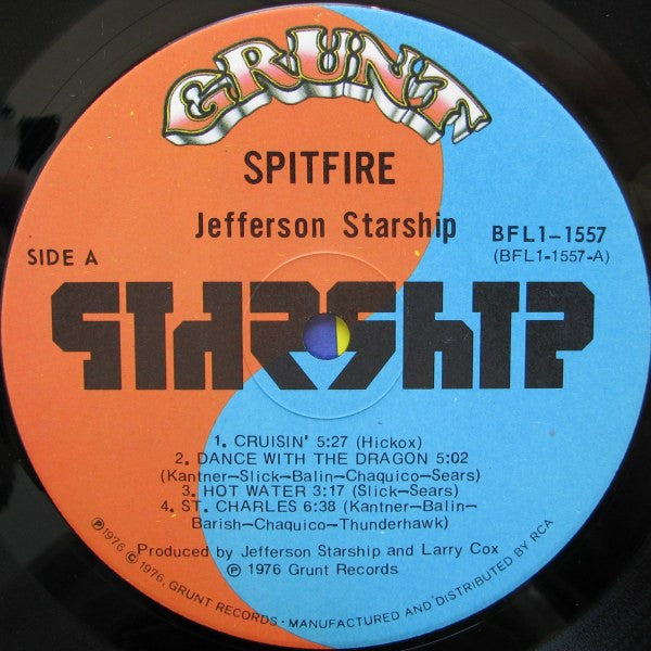 Jefferson Starship - Spitfire - 1976