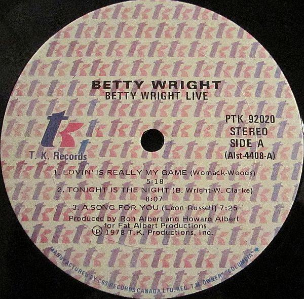 Betty Wright - Betty Wright Live 1978 - 1978 - Quarantunes