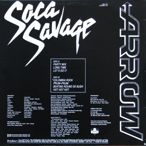Arrow - Soca Savage - 1984