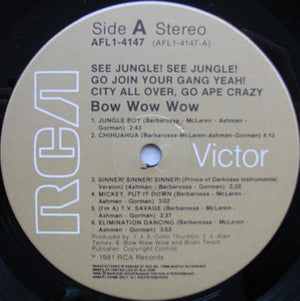 Bow Wow Wow - See Jungle! See Jungle! Go Join Your Gang Yeah! City All Over, Go Ape Crazy - 1981