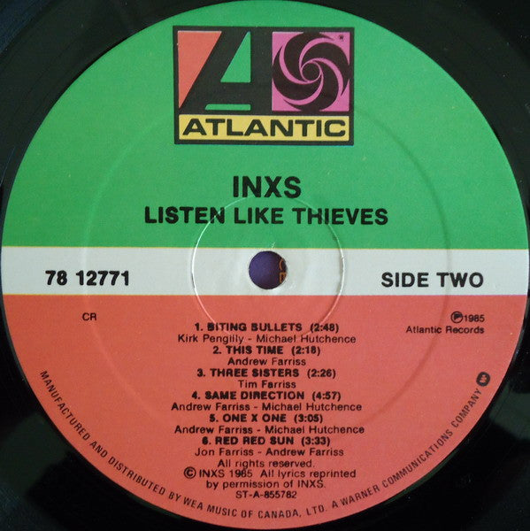 INXS - Listen Like Thieves - 1985