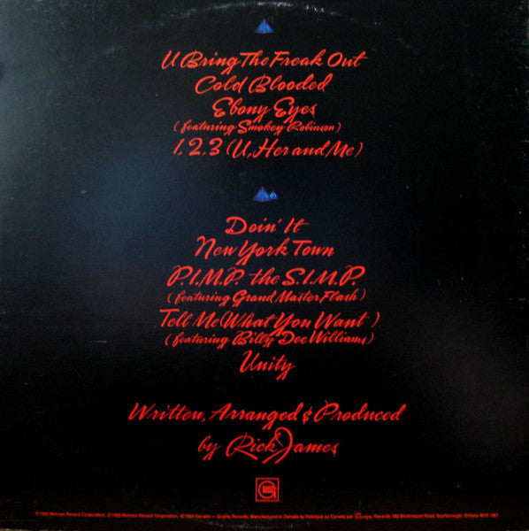 Rick James - Cold Blooded - 1983