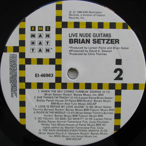 Brian Setzer - Live Nude Guitars - 1988