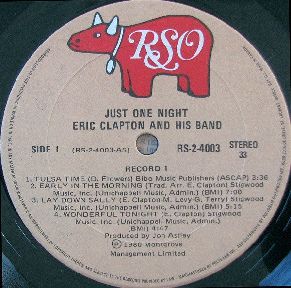 Eric Clapton - Just One Night - 1980
