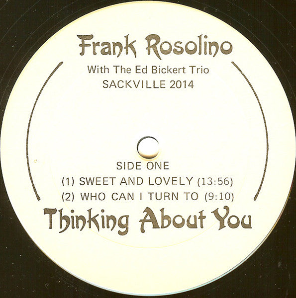 Frank Rosolino - Thinking About You - 1984