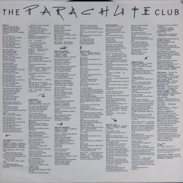 Parachute Club, The - The Parachute Club - 1983