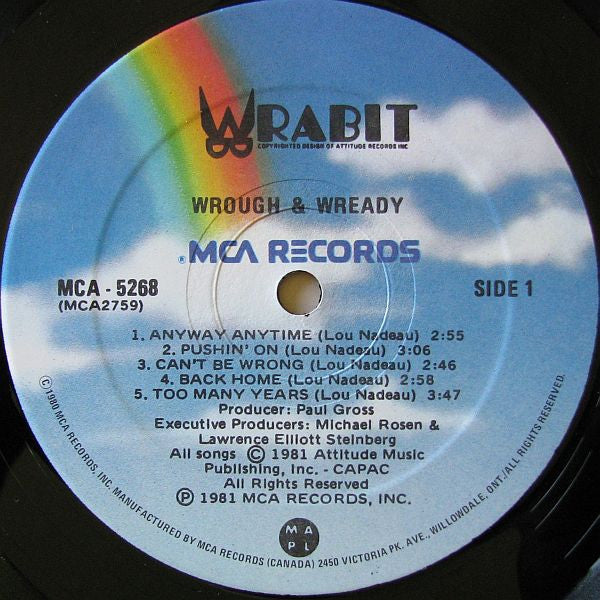 Wrabit - Wrough & Wready - 1981