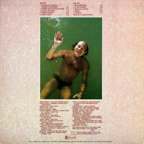 Jimmy Buffett - Changes In Latitudes Changes In Attitudes - 1977