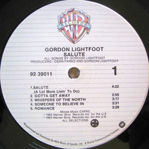Gordon Lightfoot - Salute