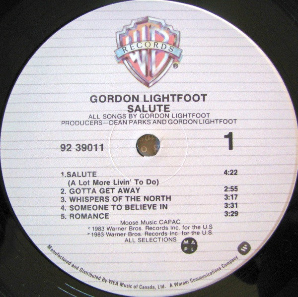Gordon Lightfoot - Salute