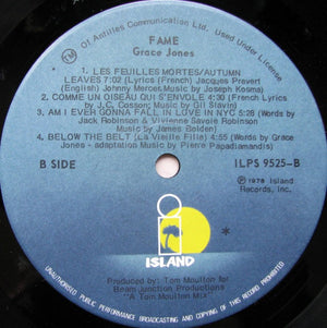 Grace Jones - Fame