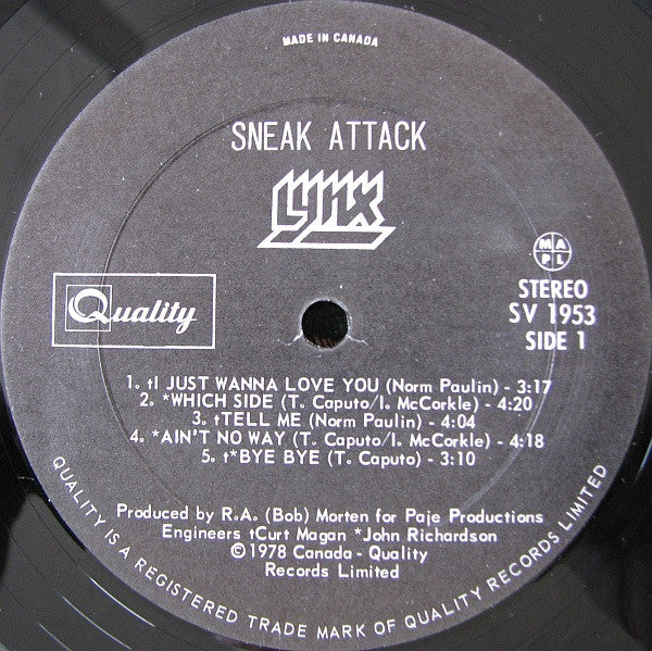 Lynx (17) - Sneak Attack