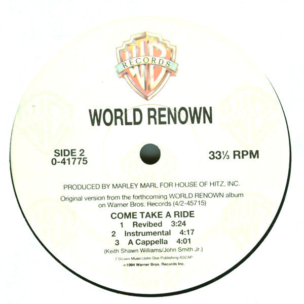 World Renown - Come Take A Ride
