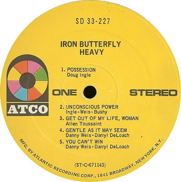 Iron Butterfly - Heavy - 1969