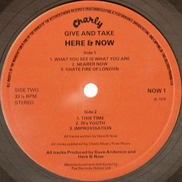 Here & Now - Give And Take - 1978