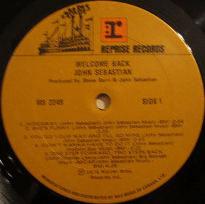 John Sebastian - Welcome Back Vinyl Record