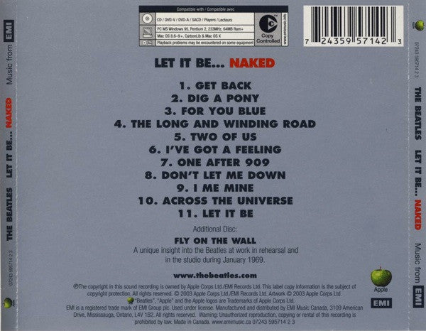 Beatles, The - Let It Be... Naked (CD) - 2003