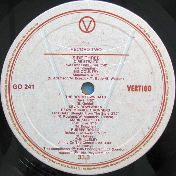 Various - Vertigo-Sampler - 1985