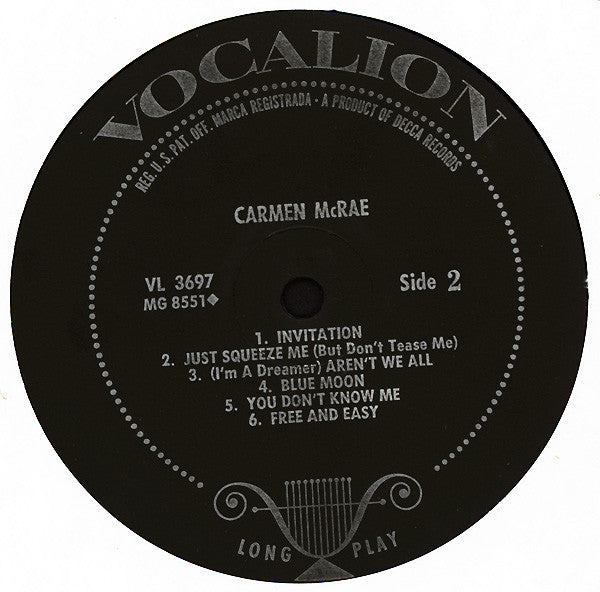 Carmen McRae - Carmen McRae - 1963