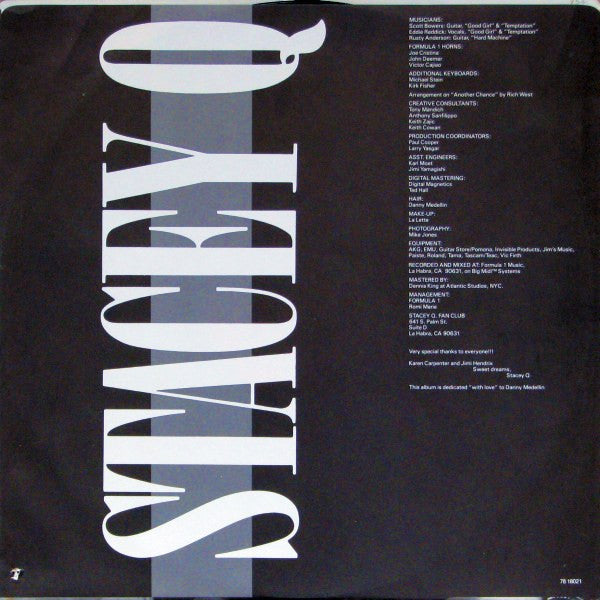 Stacey Q - Hard Machine - 1988