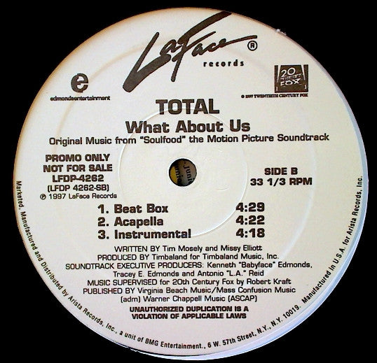 Total - What About Us - 1997