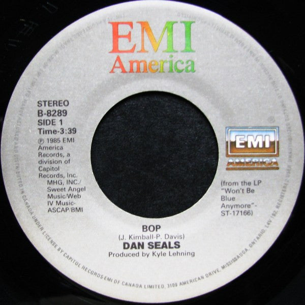 Dan Seals - Bop Vinyl Record