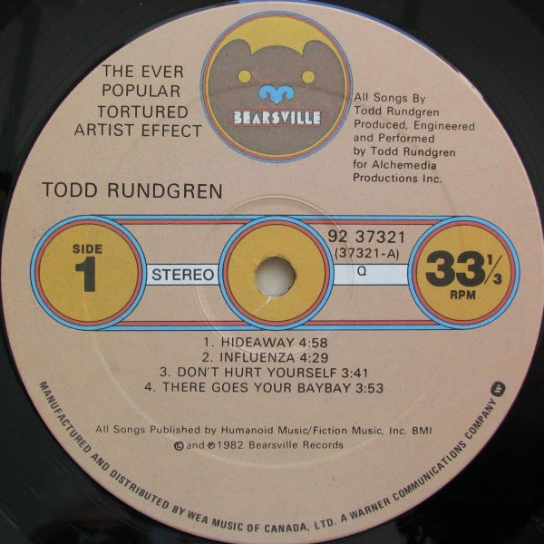 Todd Rundgren - The Ever Popular Tortured Artist Effect - 1982