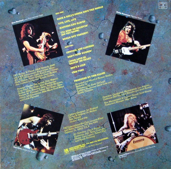 Y & T - In Rock We Trust - 1984