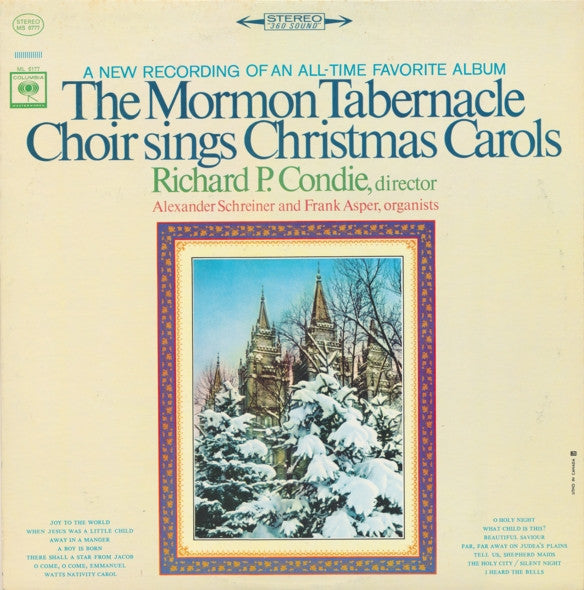 Mormon Tabernacle Choir - Sings Christmas Carols - 1965
