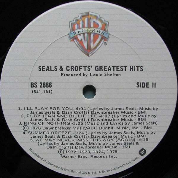Seals & Crofts - Greatest Hits