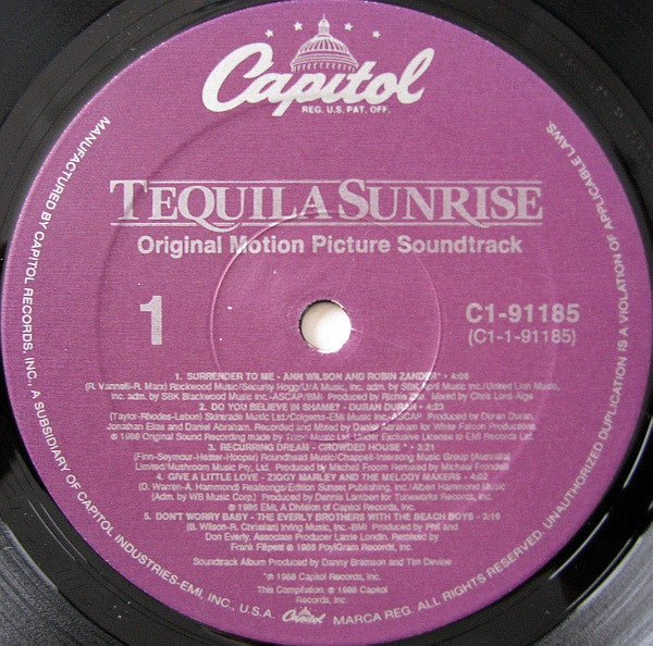 Various - Tequila Sunrise - Original Motion Picture Soundtrack