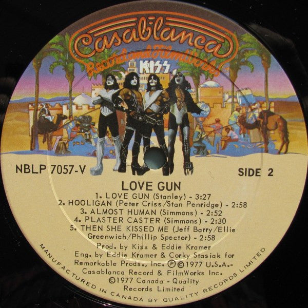 Kiss - Love Gun Vinyl Record