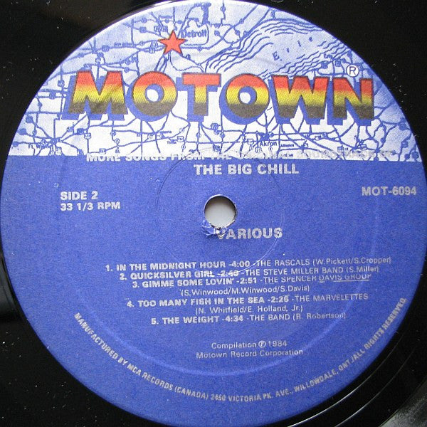 Various - More Songs From The Original Soundtrack Of The Big Chill - 1984