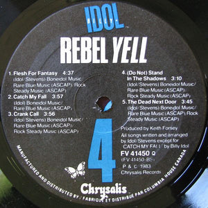 Billy Idol - Rebel Yell