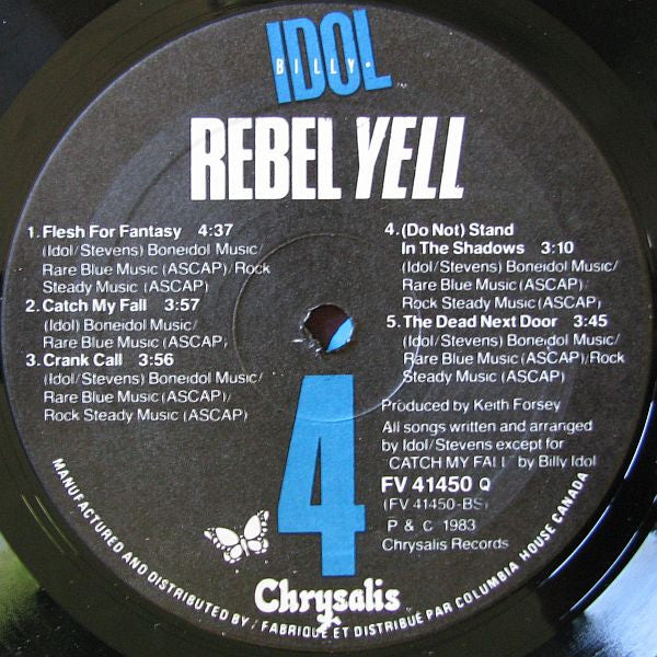 Billy Idol - Rebel Yell