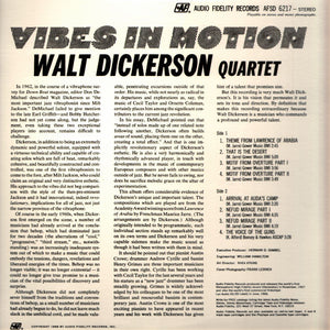 Walt Dickerson - Vibes In Motion -