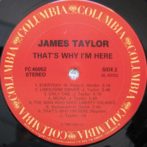 James Taylor - That's Why I'm Here - 1985