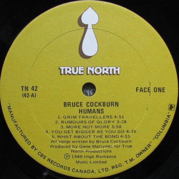 Bruce Cockburn - Humans - 1980