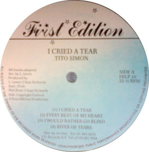 Tito Simon - I Cried A Tear