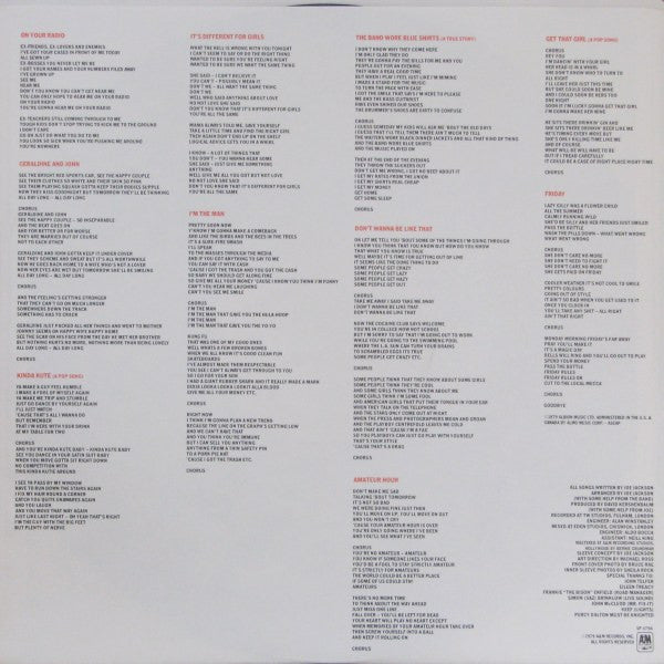 Joe Jackson - I'm The Man - 1979
