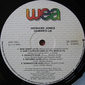 Howard Jones - Human's Lib